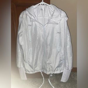 Size L women Zyia white bomber jacket
